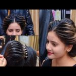 pakistani wedding hairstyles for medium hair || bridal hairstyle Tutorial By Nazia Khan New 2022